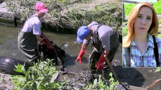 Medertisztítás a Szilas-patakban! Ki nem találnád, miket találtak a patak vizében – Videó!