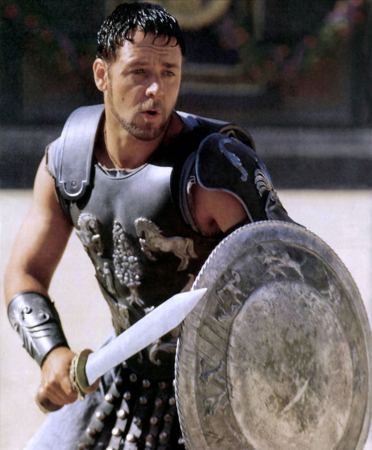 Gladiator címszereplő Russel Crove