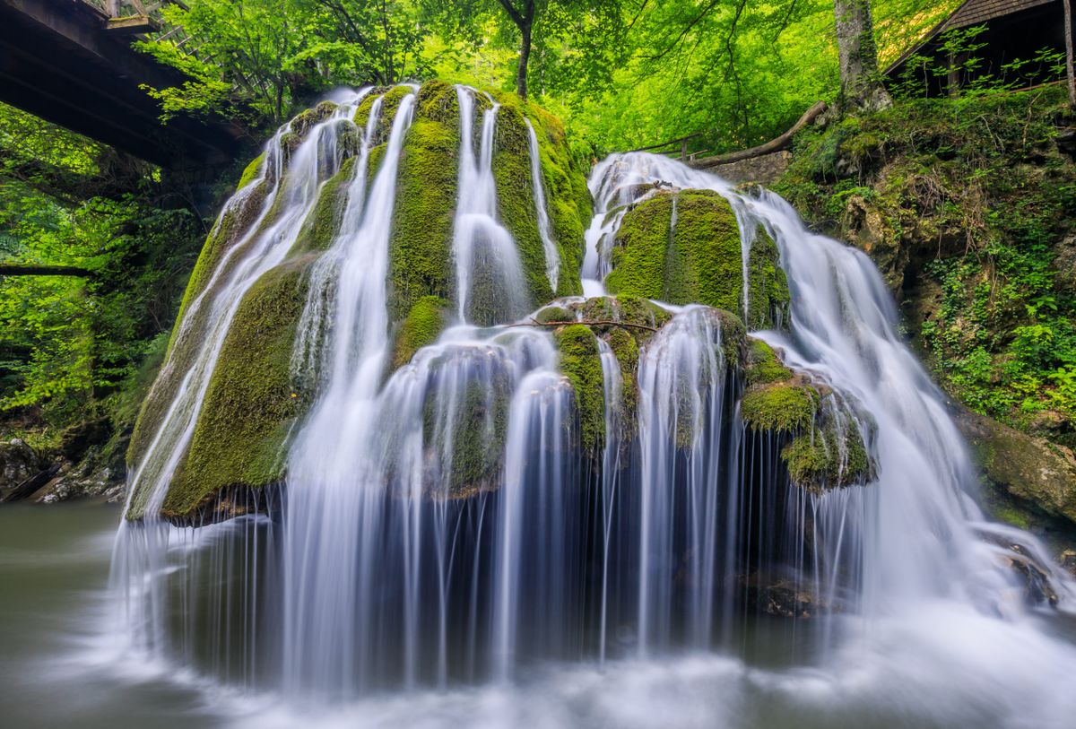 Bigar,Waterfall,One,Of,The,Most,Beautiful,Waterfalls,In,The