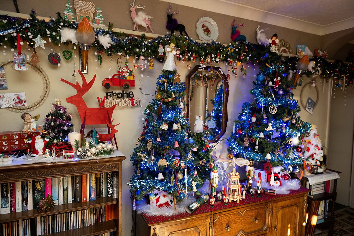 Christmas Fanatic Has More Than 30 Trees And Hundreds Of Decorations