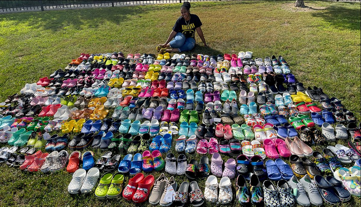 Meet The Woman Obsessed With Crocs And She Has 450 Pairs