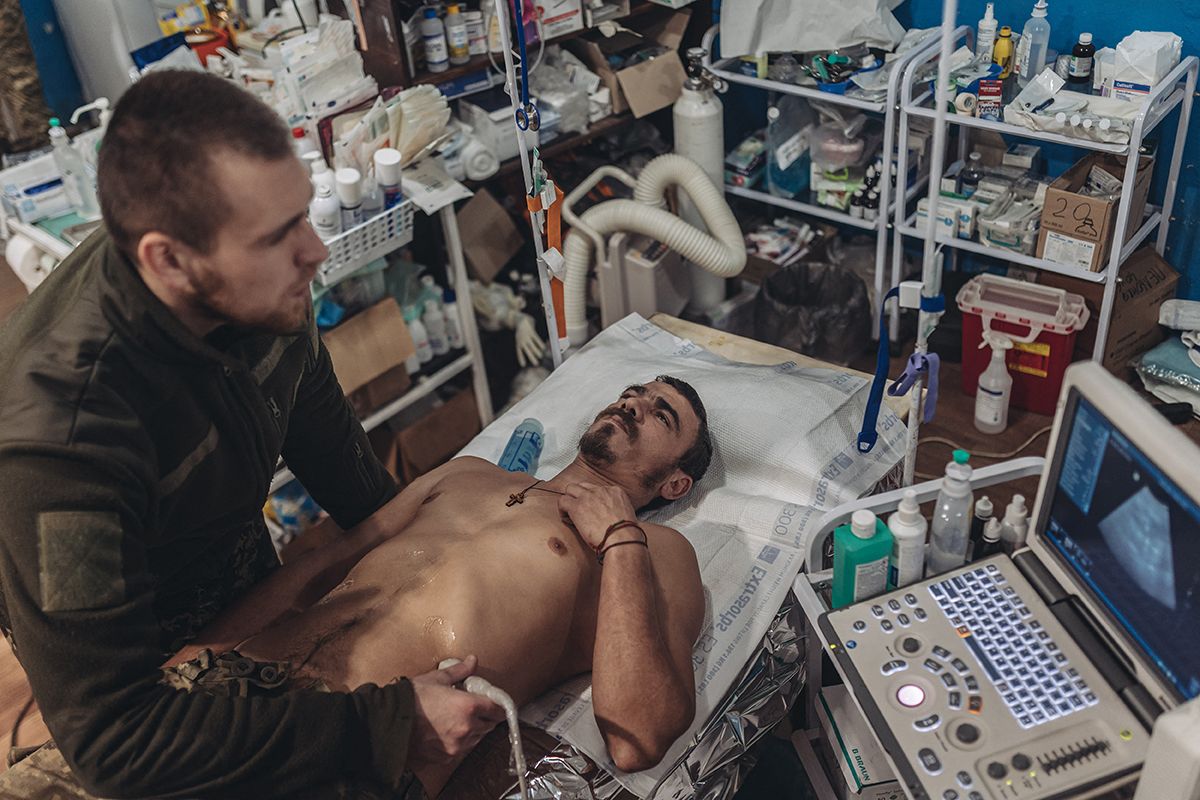 Field hospital in Donbass