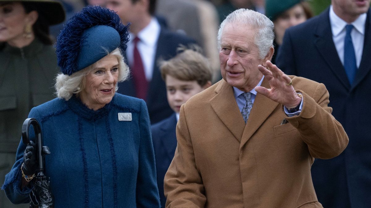 King Charles III Leads The Royal Family To the Christmas Church Service