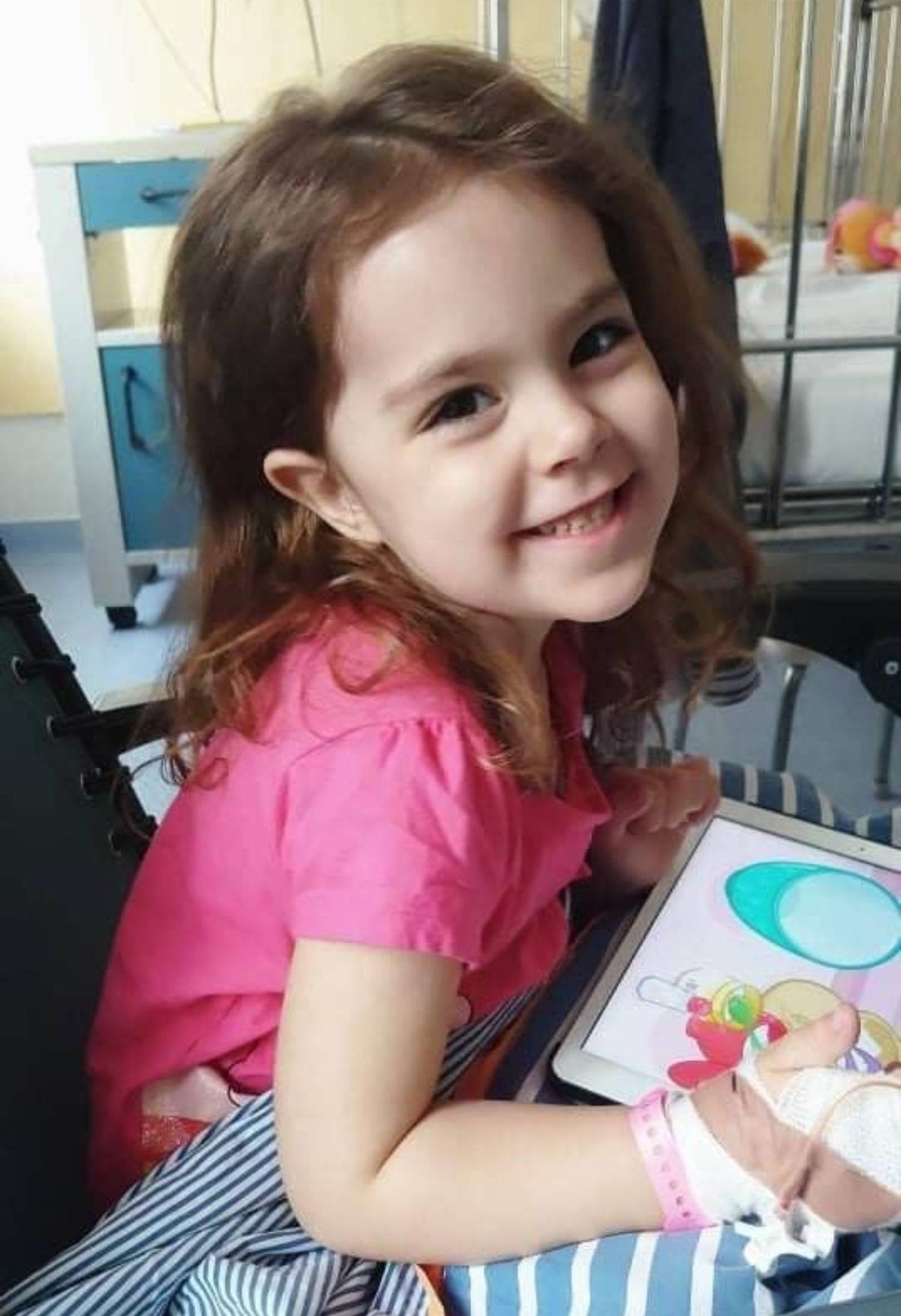 Vanda, négyéves, agydaganatból kigyógyult kislány