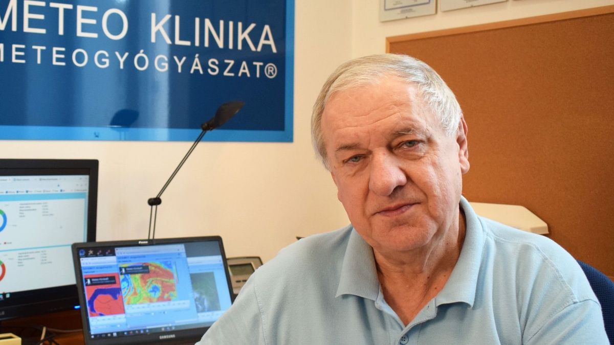 Dr. Pintér Ferenc meteogyógyász, a Meteo Klinika igazgatója.