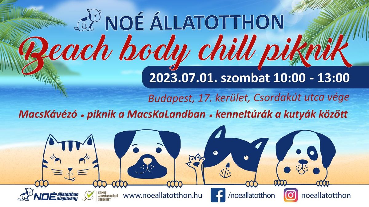 Beach Body Chill Piknik a NOÉban!