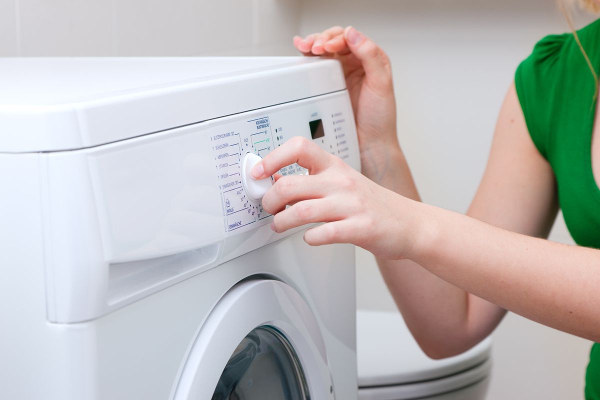 mosógép, mosás, fürdőszoba, higiénia, Shutterstock illusztráció71262607