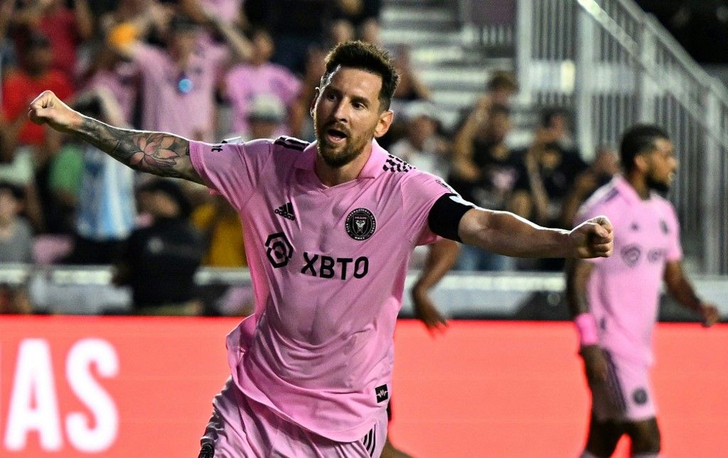 Messi két meccsen három gólt szerzett új floridai csapatában