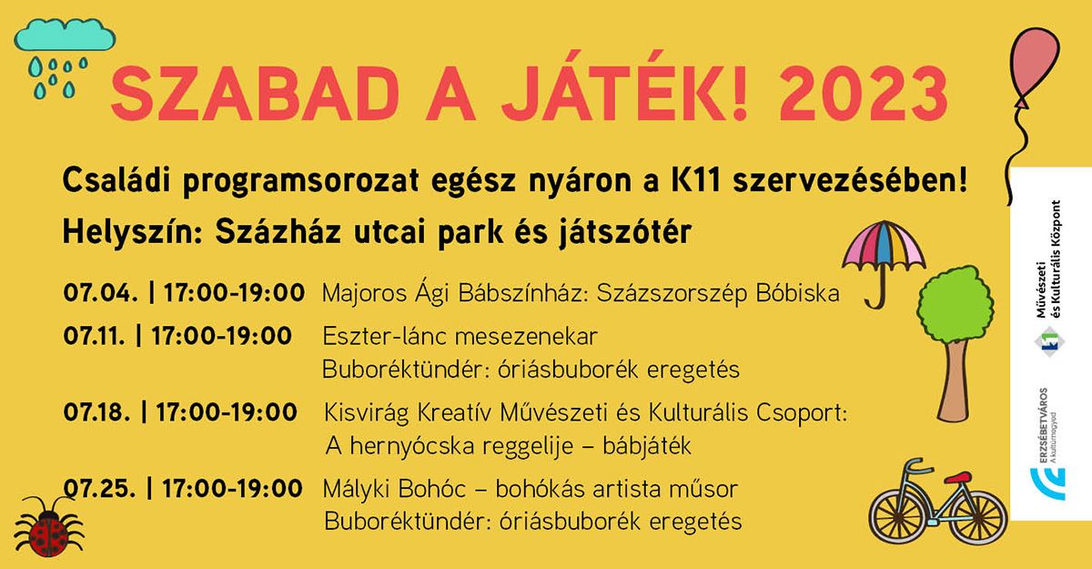 Szabad a játék! 2023