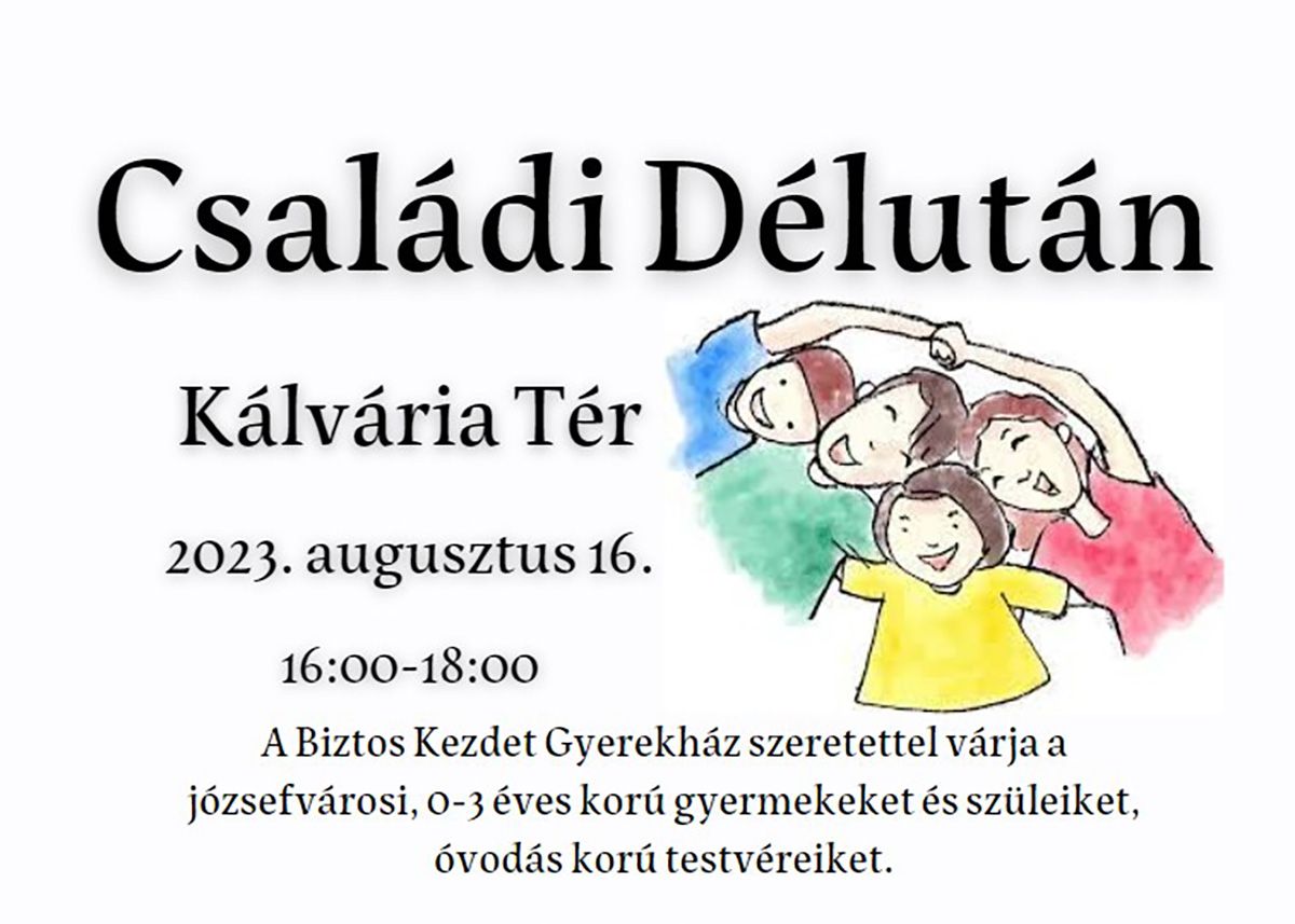 Családi délután a Kálvária téren
