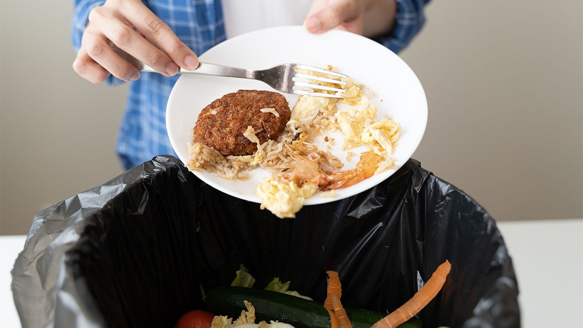 People,Put,Bio,Trash,From,Food,Waste,In,Domestic,Homes
