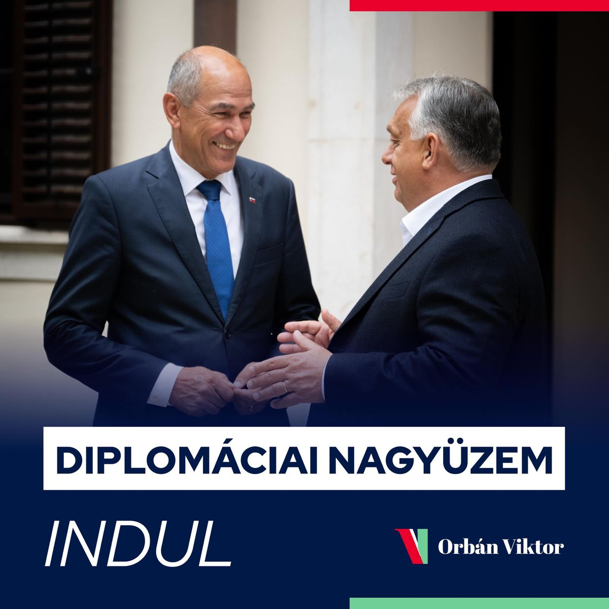 Orbán Viktor és Janez Jansa
