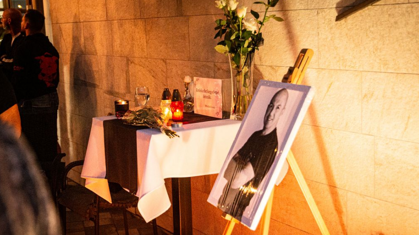 Százak emlékeztek meg a Békéscsabán meggyilkolt sportemberről