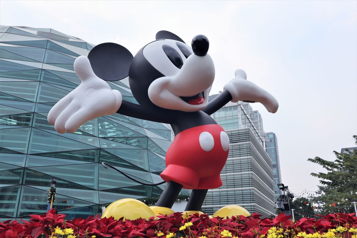 Bangkok,Thailand.,December,22th,,2018.,Mickey,Mouse,Figure,For,Celebration