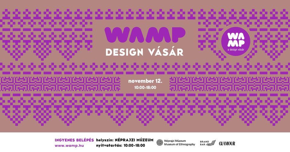 WAMP design vásár a Néprajzi Múzeumban