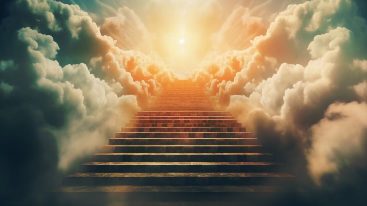 Stairs,To,Heaven.,Illustration,Generative,Ai