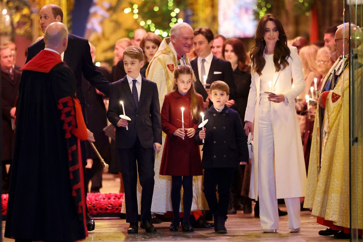 UK Royals at Christmas carol service in London