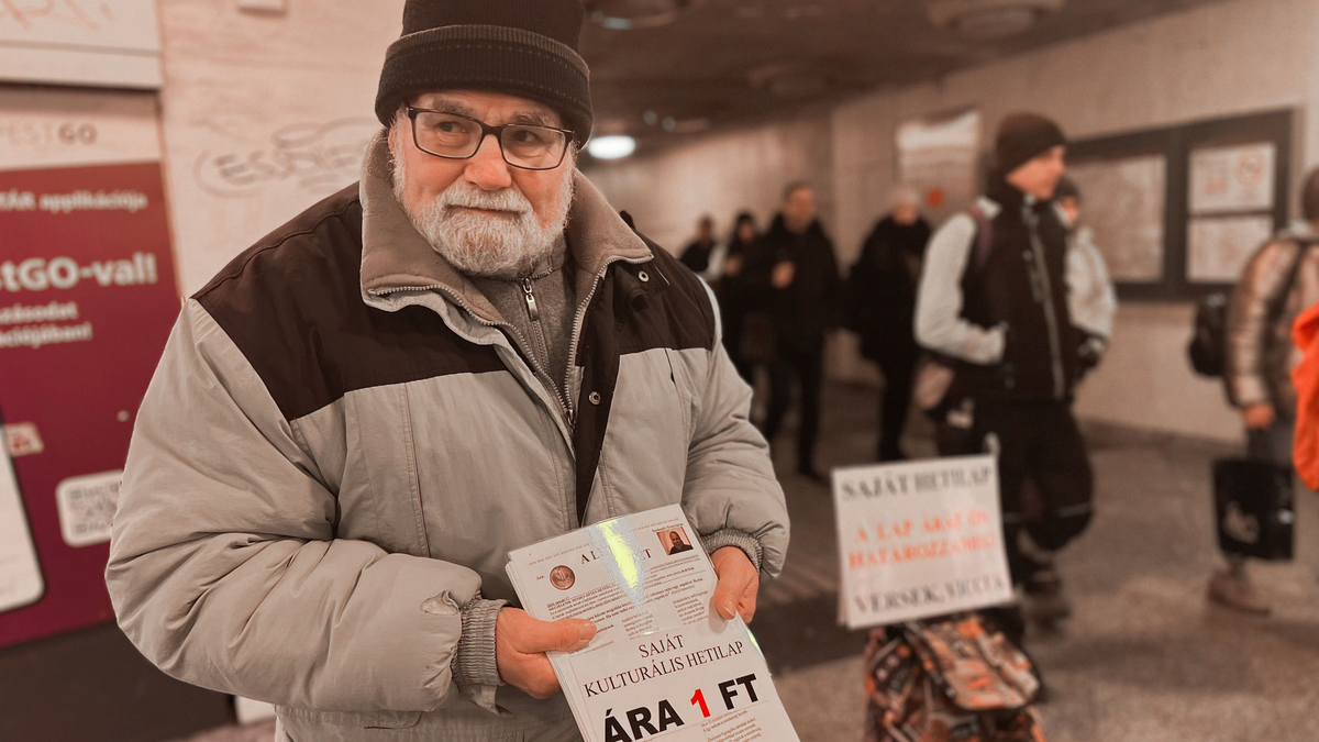 „Szerettem volna adni valamit az embereknek” – így deríti jókedvre a járókelőket a hajléktalan István