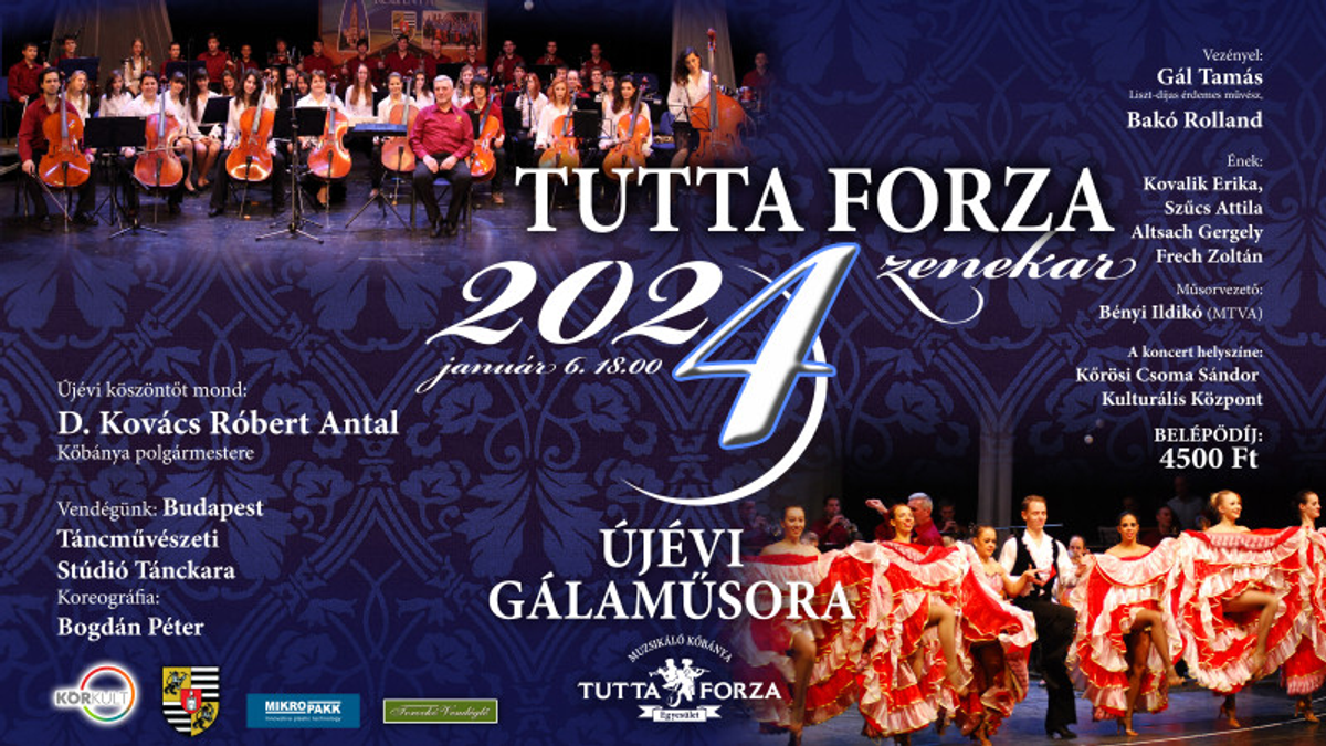Újévi koncert a Tutta Forza zenekarral