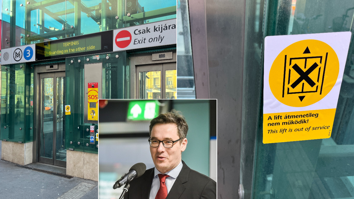 Szerencse kérdése, hogy éppen működnek-e a liftek a most felújított 3-as metróban