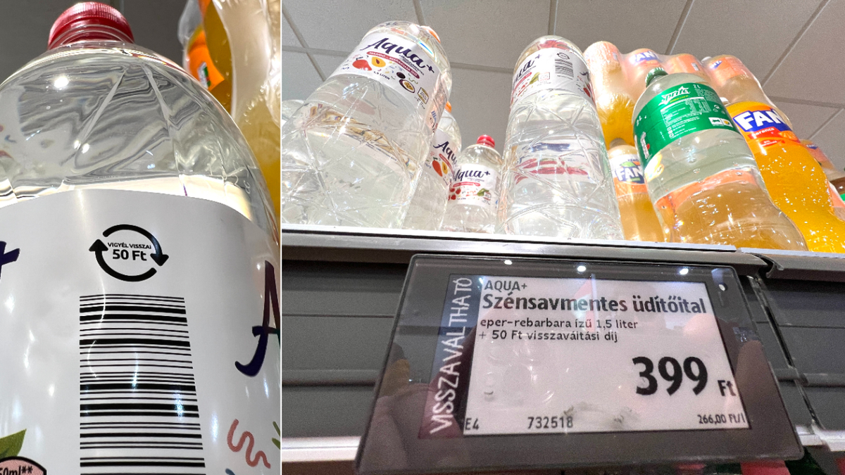 Kötelező üvegvisszaváltás: megjelentek az első re-palackok a boltokban, elindult a rendszer