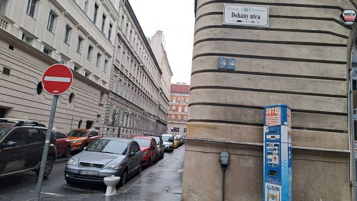Valóságos sztár lett egy kidobott klotyóból Erzsébetvárosban
