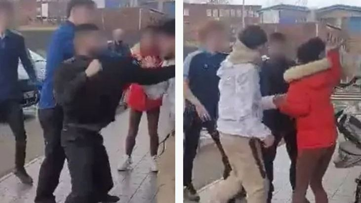Tömegverekedés az Aldiban, a biztonsági őrt sem kímélték - videó