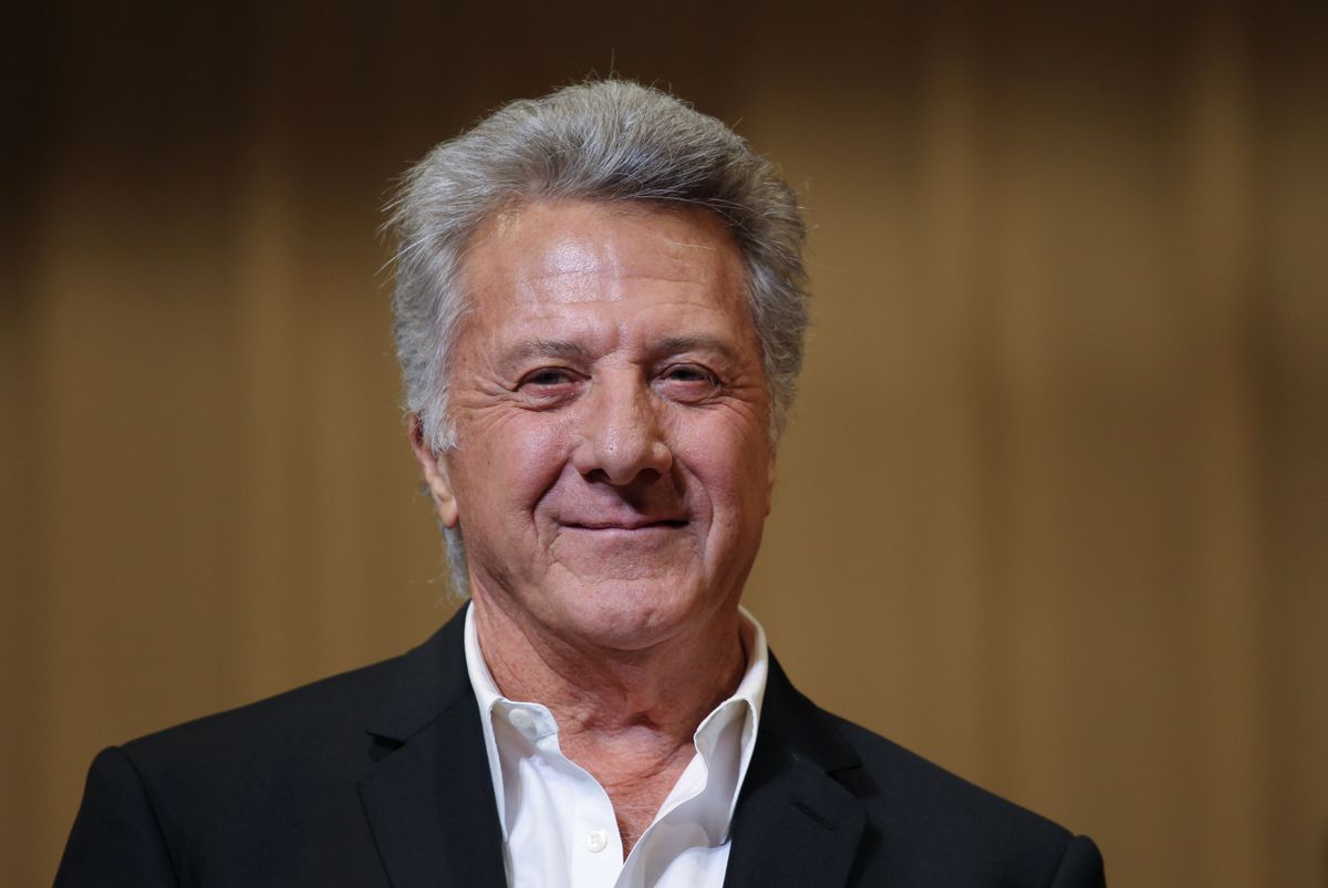 Director DUSTIN HOFFMAN attends the premiere of his movie 'Quartet' in Tokyo