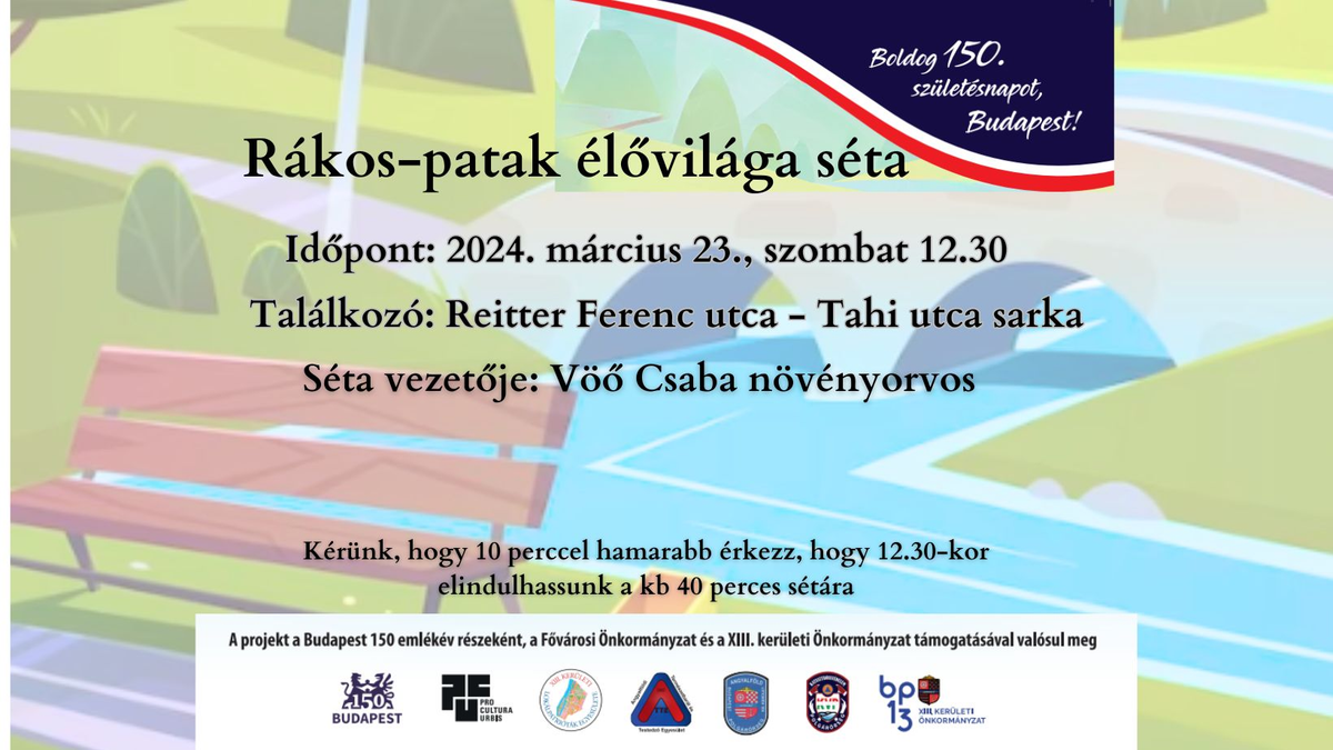 Növényorvossal sétálhatsz a Rákos-patak mentén!
