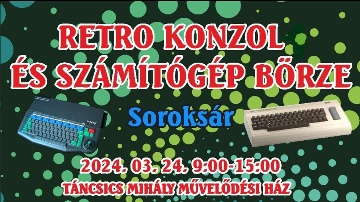 Retro konzol és számítógép börze