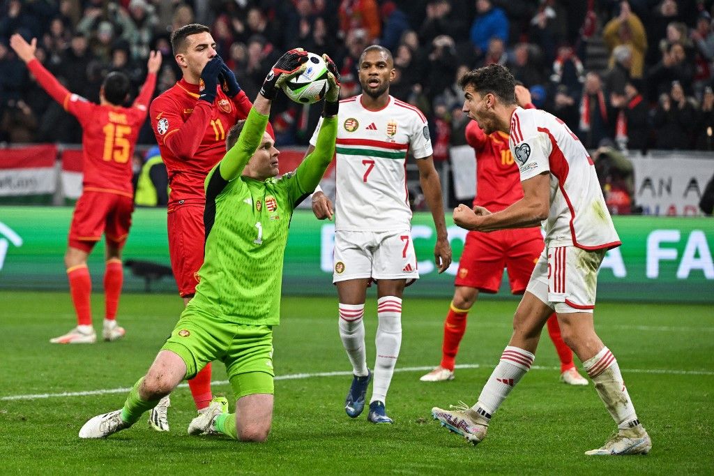Football: Euro 2024, qualifying - 1st round day 10: Group G Hungary v Montenegro