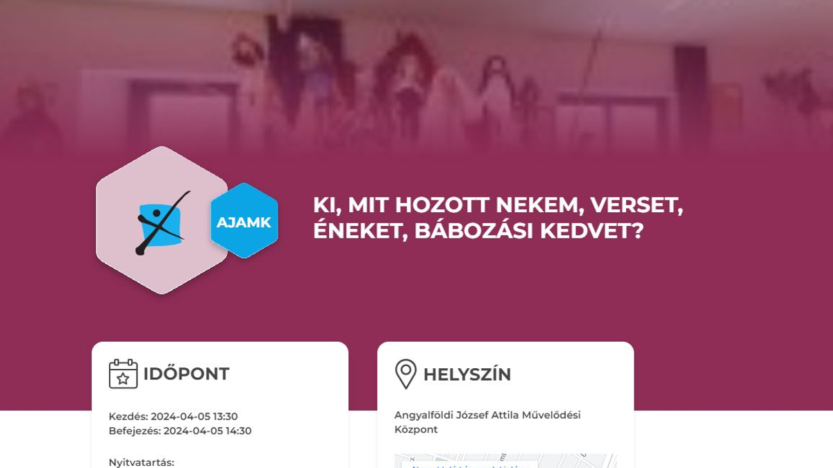 Verselj vagy énekelj a bábművésznek!
