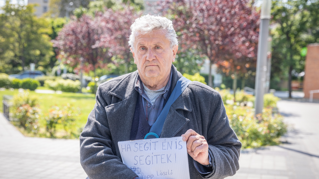 „Ha segít, én is segítek” – utcán keres munkát a 74 éves, hajléktalanság szélén álló László