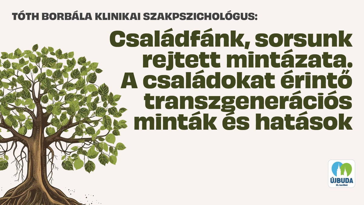 Családfánk, sorsunk rejtett mintázata - egy szakpszichológus előadása