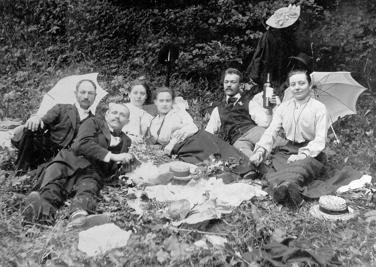 Piknikezés 1916-ban