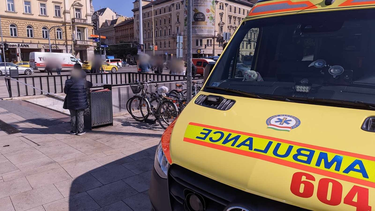 Most érkezett: gázolt a metró a Blahán: mentők vitték el az áldozatot – Fotók