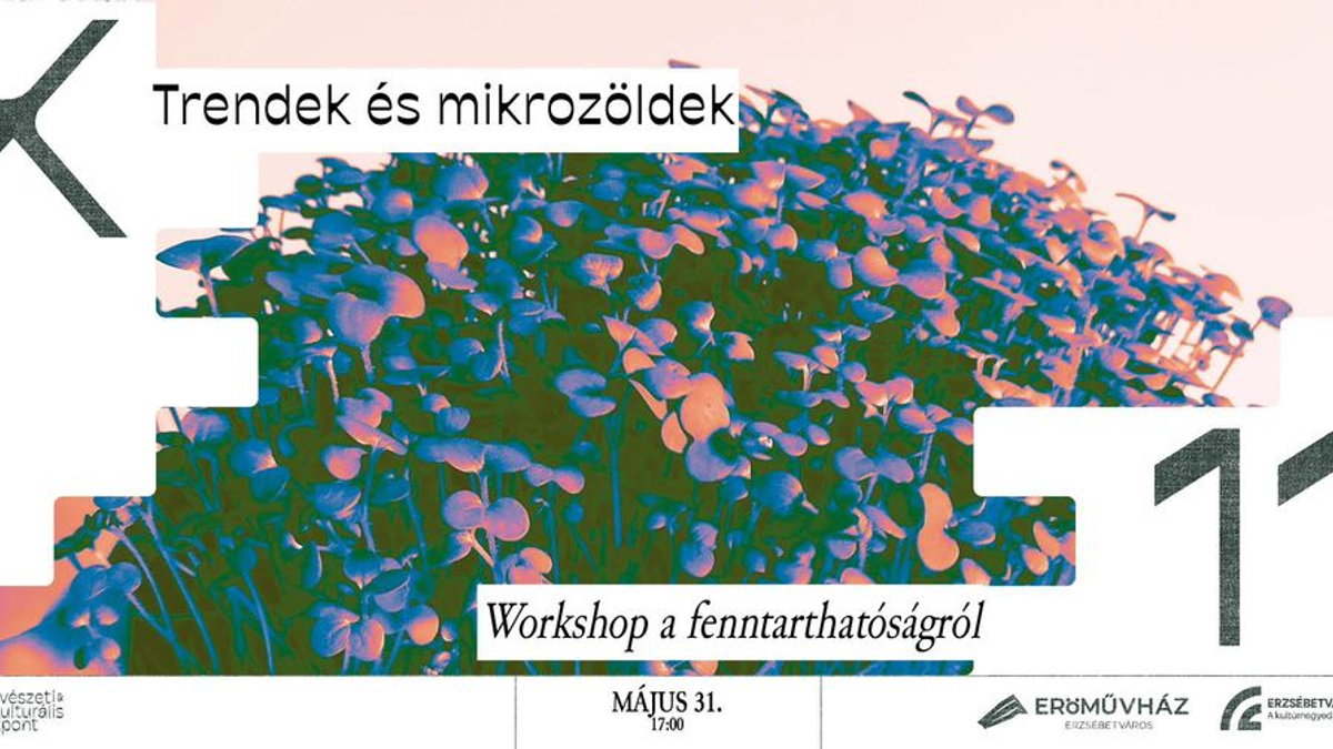 Trendek és mikrozöldek - műhelymunka a fenntarthatóságról