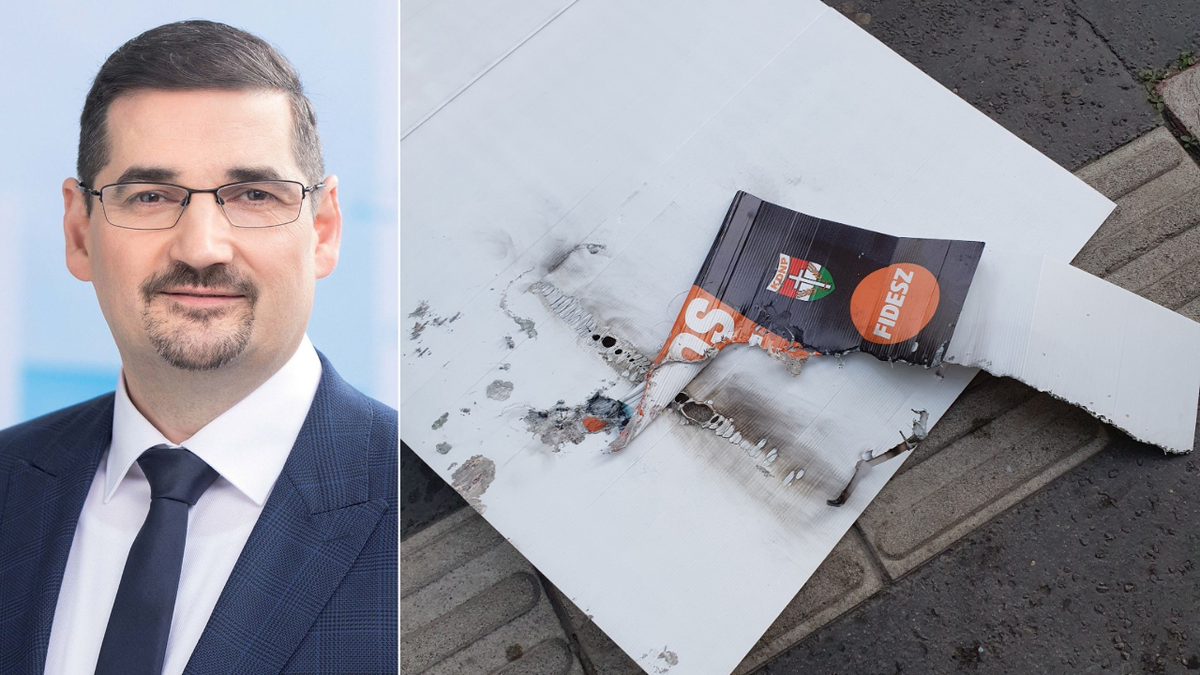 Baloldali erőszak-kampány: Felgyújtották a plakátokat, a terézvárosiak oltották el a tüzet