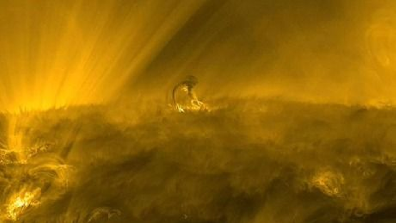 Rémisztő alakot fotóztak a Nap felszínén az európai űrszondák