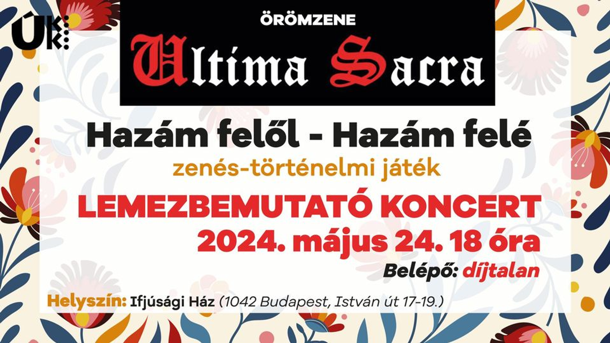 Örömzene az Ultima Sacra Regős Társulattal