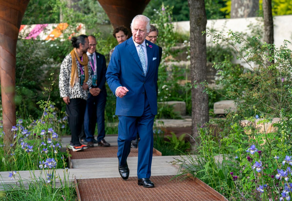 King Charles & Queen Camilla at the Chelsea Flower Show in London, UK.