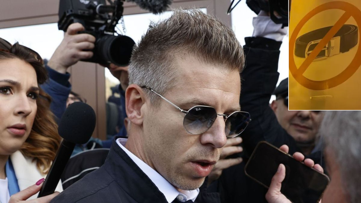 Nadrágszíjas plakátokkal fogadta Debrecen Magyar Pétert