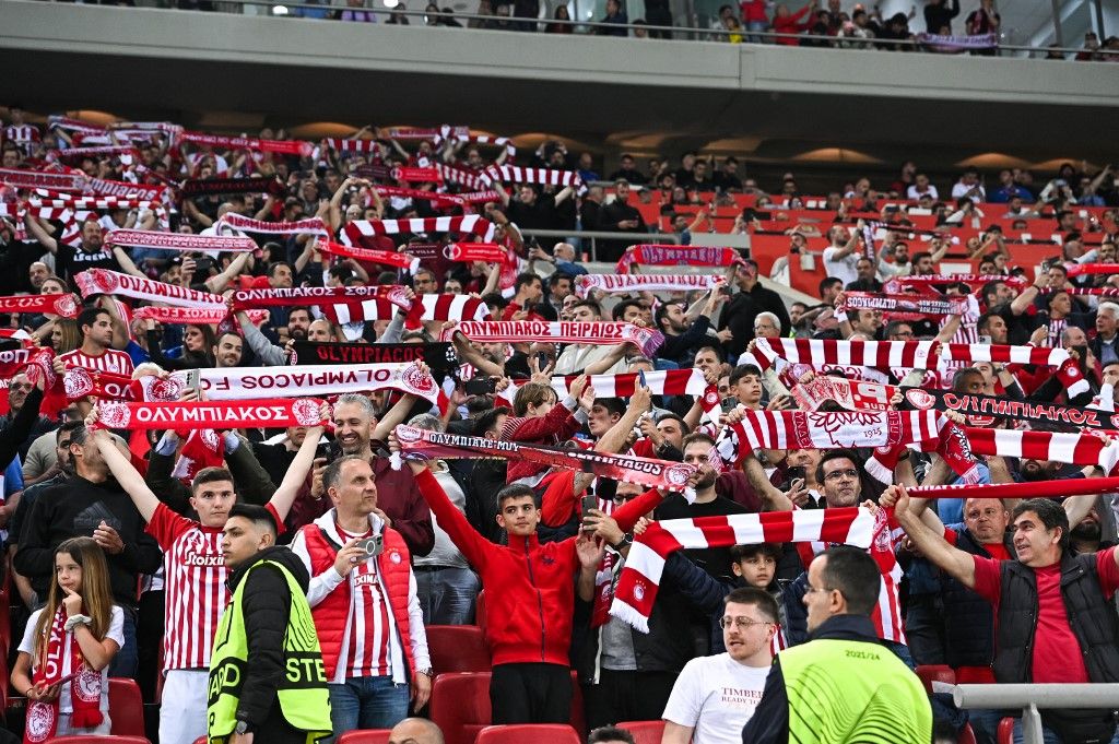 Olympiacos FC v Aston Villa: Semi-final Second Leg - UEFA Europa Conference League 2023/24