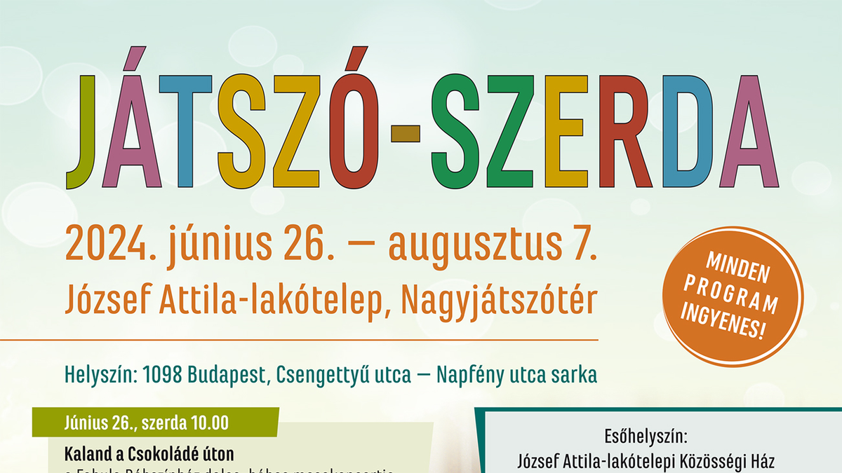Játszó-szerda: Horgász hétvége - interaktív színházi előadás