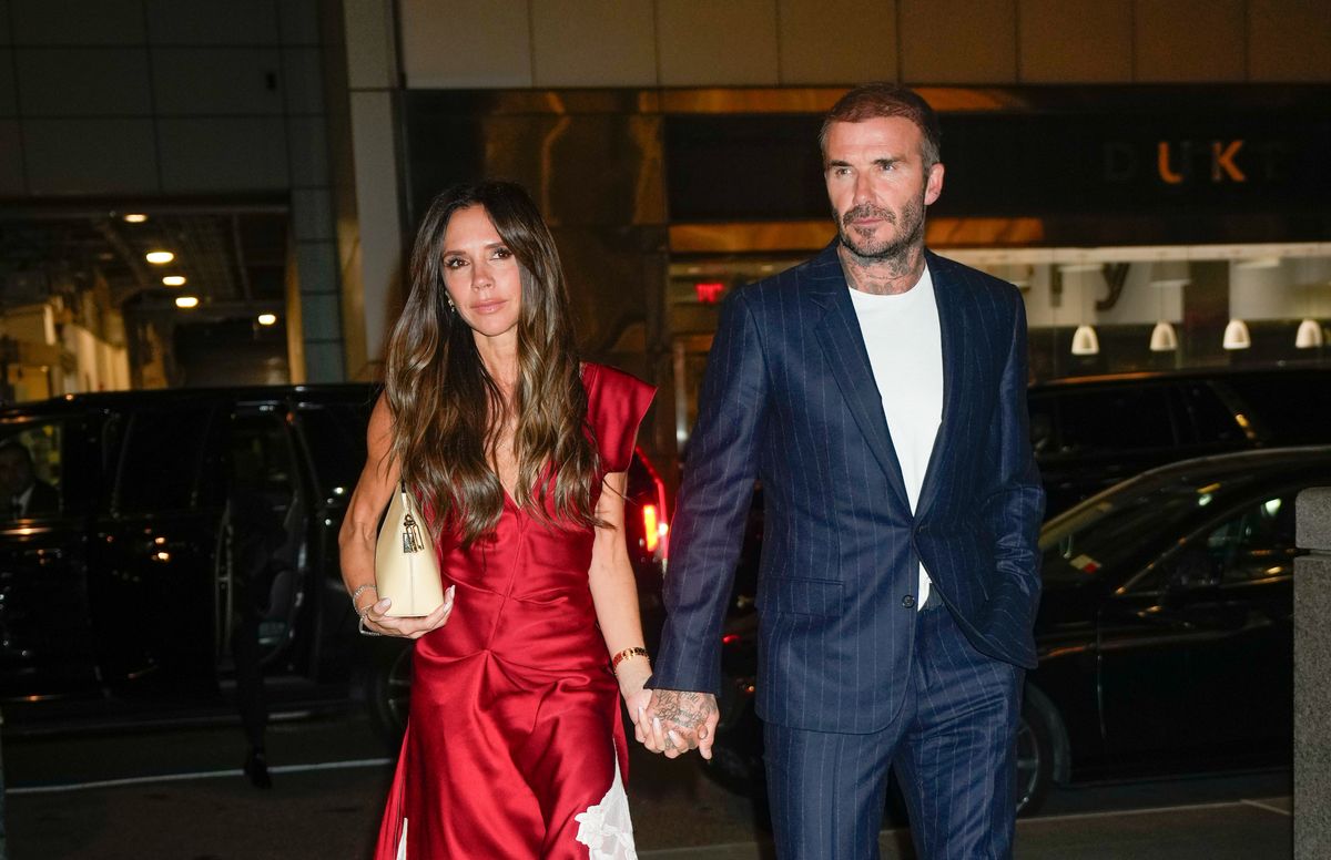 EXCLUSIVE: Victoria and David Beckham Are Spotted Heading to Dinner in New York City