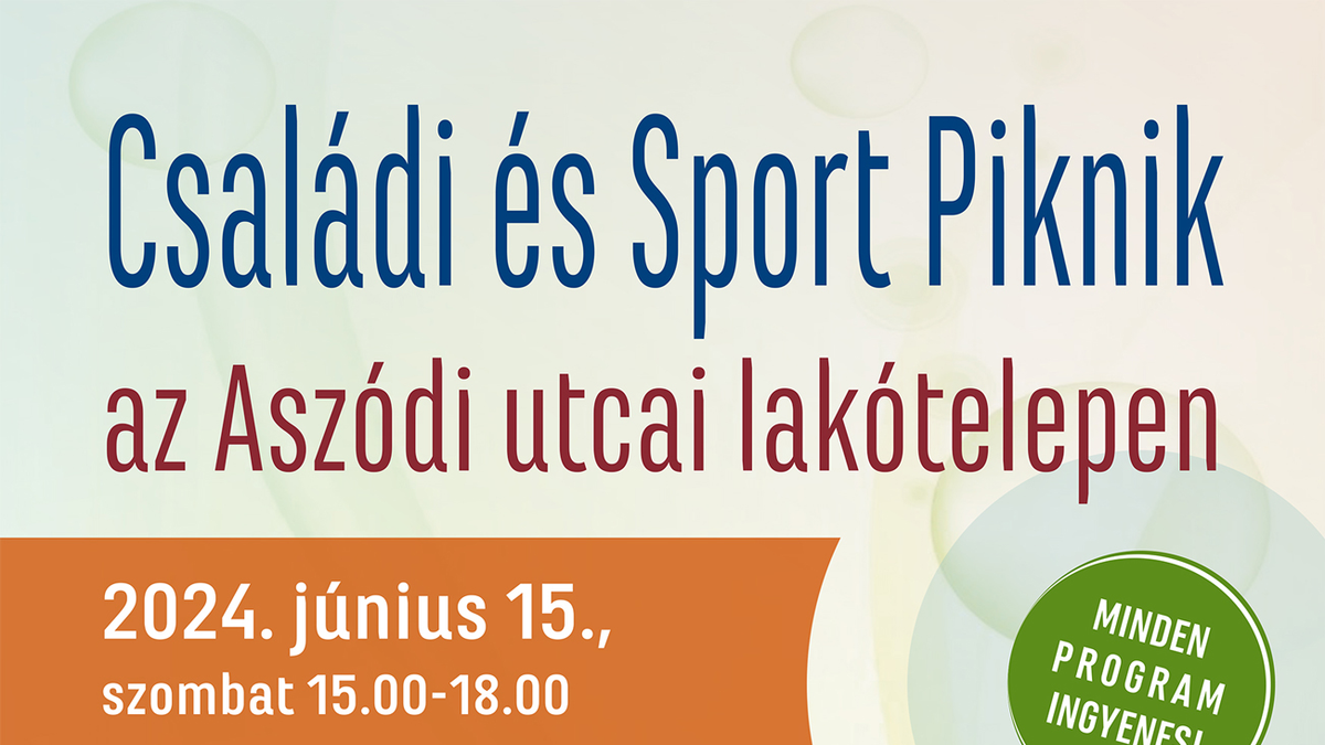 Családi és sport piknik