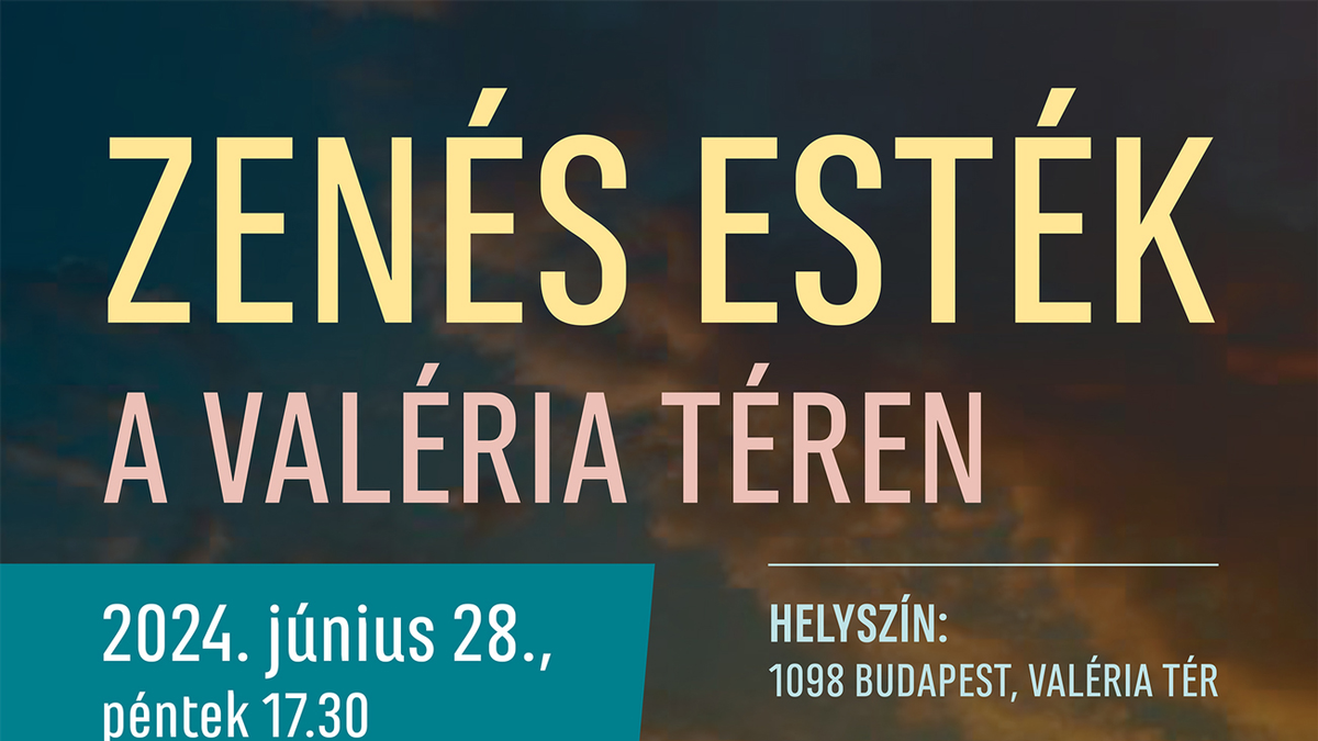 Zenés esték a Valéria téren: CSAM - Csadó Attila és a madárkák