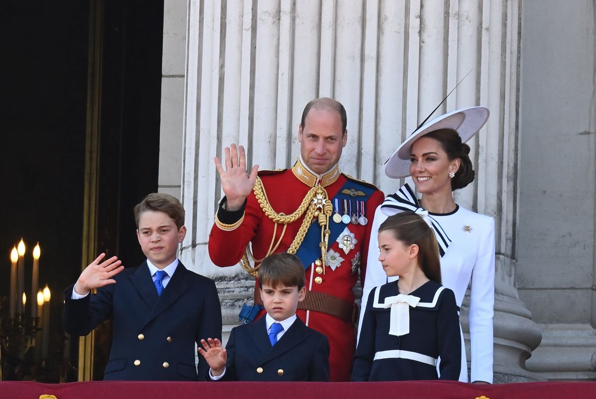 The King, Charles III, and Members of the Royal Family Attend Trooping the Colour Vilmos herceg