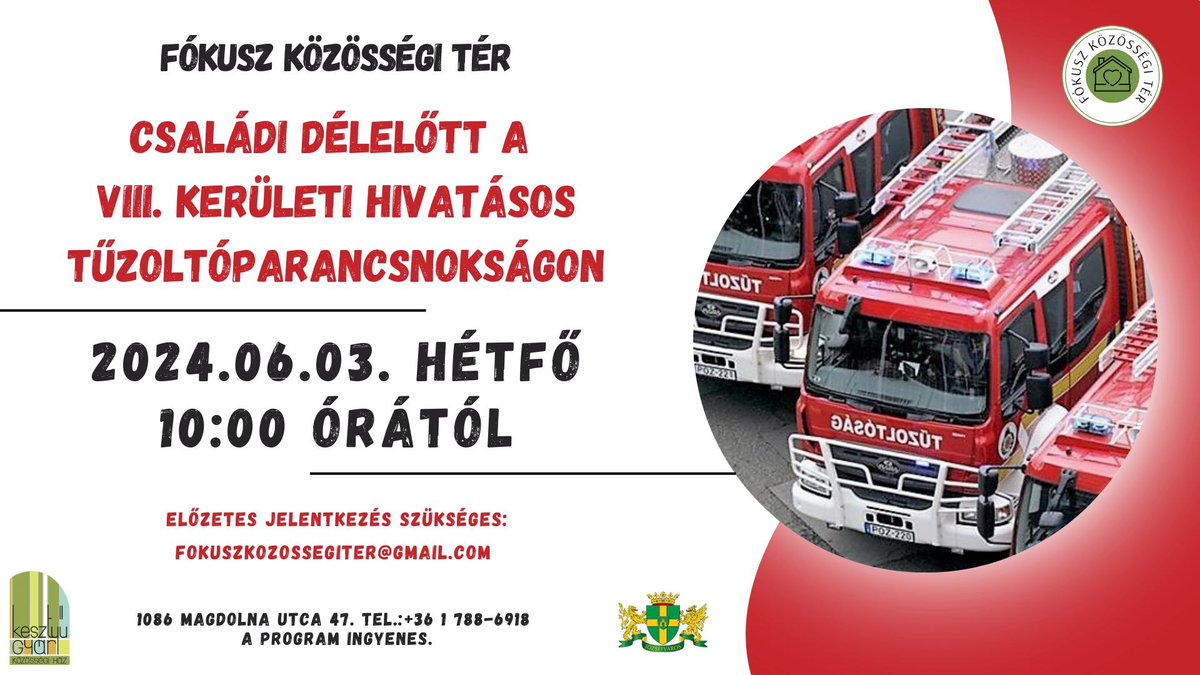 Családi délelőtt a tűzoltóparancsnokságon