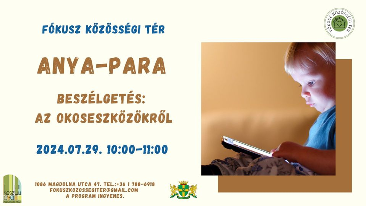 Anya-para beszélgetés az okoseszközökről